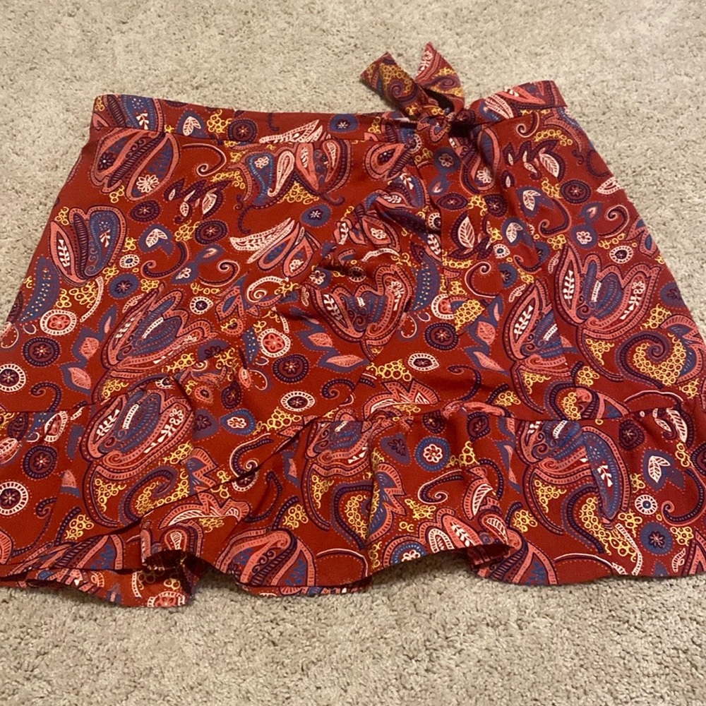 Women’s Loft Red skirt size 14